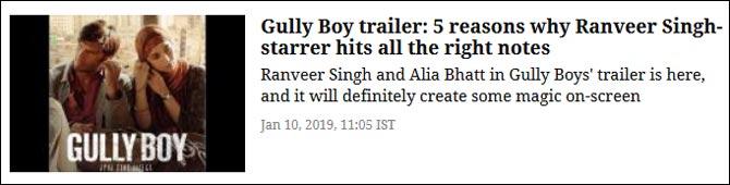 Gully Boy trailer: 5 reasons why Ranveer Singh-starrer hits all the right notes
