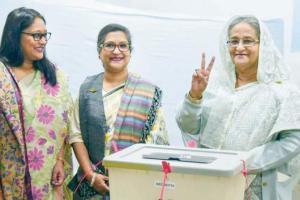 Bangladesh PM Hasina wins landslide victory in polls