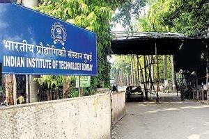 IIT-B students take protest for stipend hike outside campus