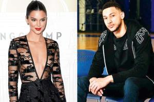 Kendall Jenner cheers for Ben Simmons despite ban