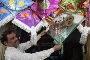 Kites featuring Narendra Modi, Rahul Gandhi to fly high this Sakranti