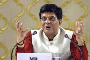 Piyush Goyal flags off new Rajdhani train at CST