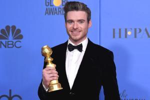 Richard Madden picks first Golden Globe for 'Bodyguard'