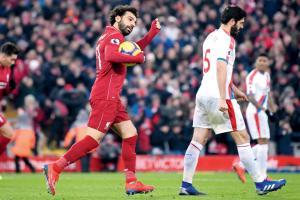 Mohamed Salah's brace helps Liverpool register come-from-behind win