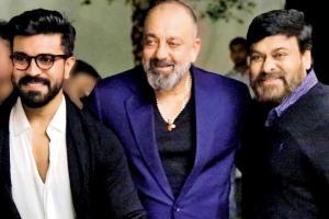 When Sanjay Dutt met Chiranjeevi at a recent event in Hyderabad