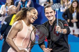Roger Federer on playing Serena Williams: It was great fun