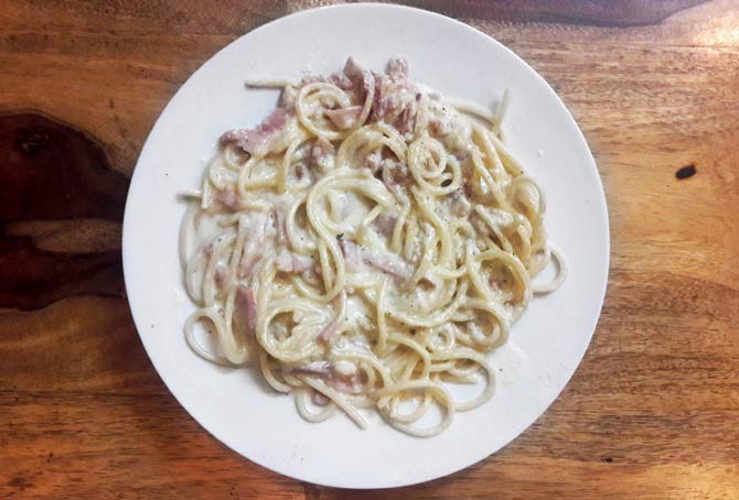 Spaghetti carbonara
