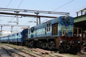 Train engine on Kalka-Shimla track catches fire