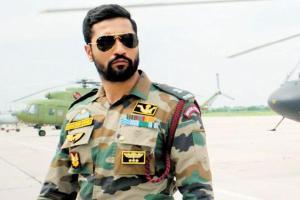 This cartoon poster of Vicky in his Uri avatar is utterly-butterly cute