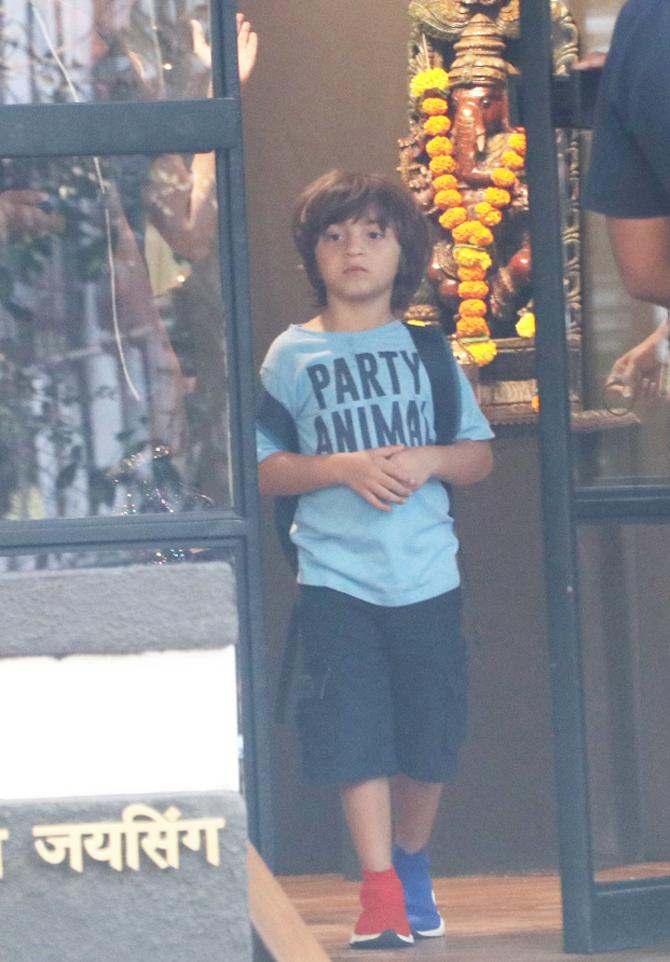 AbRam Khan with Gauri Khan