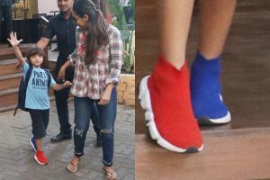 Photos: AbRam Khan is a trendsetter, rocks the mismatch shoe trend