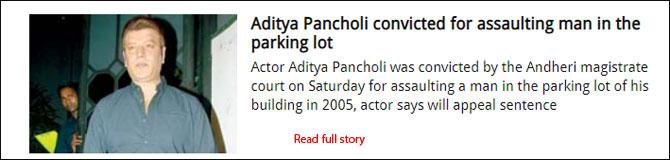 Aditya Pancholi convicted for assaulting man in the parking lot