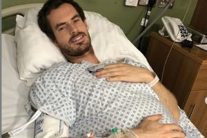 Injured Andy Murray shares pictures of his hip surgery