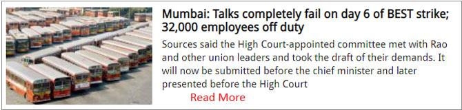 Mumbai: Talks completely fail on day 6 of BEST strike; 32,000 employees off duty