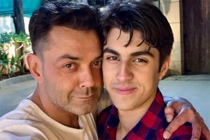 Bobby Deol's photo with son Aryaman Deol is going viral!