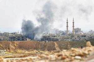 Bomb blast rocks Syrian capital; kills three and wounds nine people