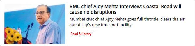BMC chief Ajoy Mehta interview: Coastal Road will cause no disruptions