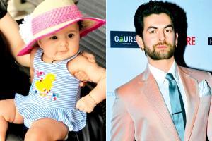 Neil Nitin Mukesh daughter Nurvi visits dad on sets of his film Bypass