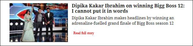 Dipika Kakar Ibrahim On Winning Bigg Boss 12: I Cannot Put It In Words