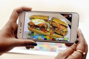 Powai eatery lets you play with food, and order it using AR technology