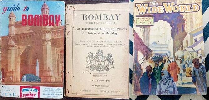 A 1924 edition of a Bombay travel guide, a men