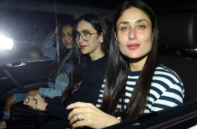 Kareena Kapoor and Amrita Arora