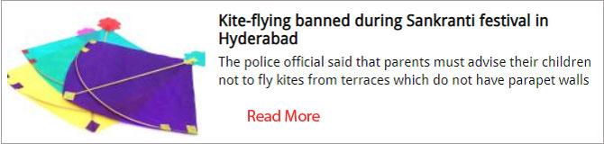 Kite-flying banned during Sankranti festival in Hyderabad
