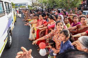Kerala: 620-km-long 'Women's Wall' for gender equality