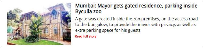 Mumbai: Mayor gets gated residence, parking inside Byculla zoo