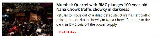 Mumbai: Quarrel with BMC plunges 100-year-old Nana Chowk traffic chowky in darkness
