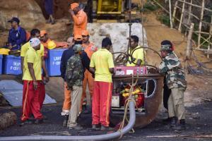 Trapped Meghalaya miners untraced even as firefighters pump out water