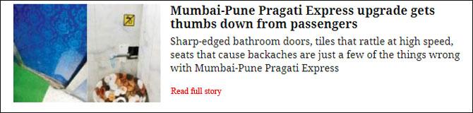 Mumbai-Pune Pragati Express Upgrade Gets Thumbs Down From Passengers