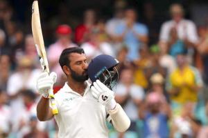 Sydney Test: Cheteshwar Pujara misses 200, India 491/6 at tea on Day 2