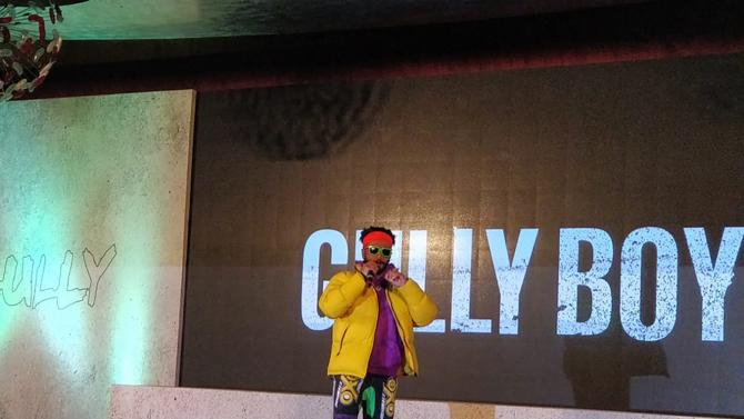 Ranveer Singh at Gully Boy trailer launch