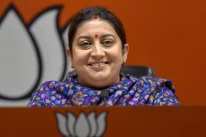 Smriti Irani: BJP has forced Rahul Gandhi to visit Amethi more often