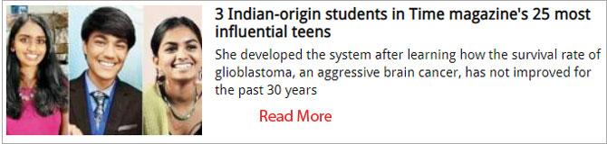 3 Indian-origin students in Time magazine
