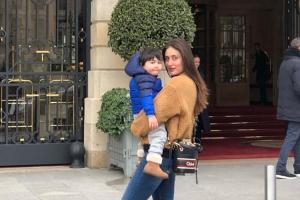 Kareena Kapoor Khan and son Taimur's latest holiday pic from Paris