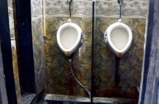 The Bandra police station has revamped its toilets, but their condition has not changed