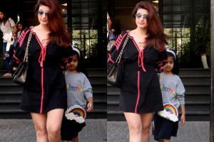 Photos: Twinkle Khanna spotted with daughter Nitara on a lunch date