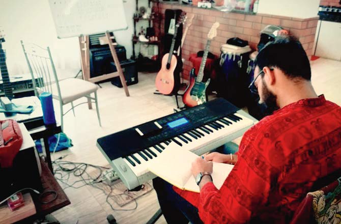 The working room in the  gurukul