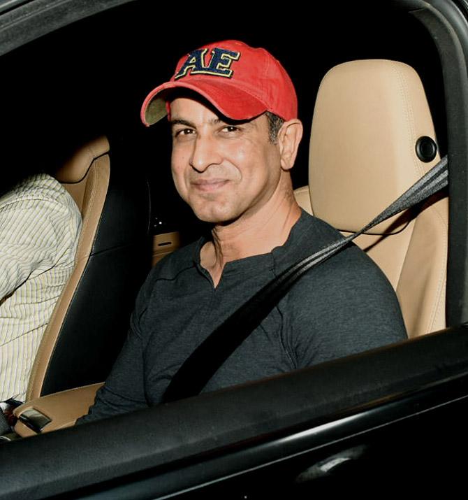 Rohit's brother Ronit Roy also attended the special screening of Super 30 at YRF Studios in Andheri.