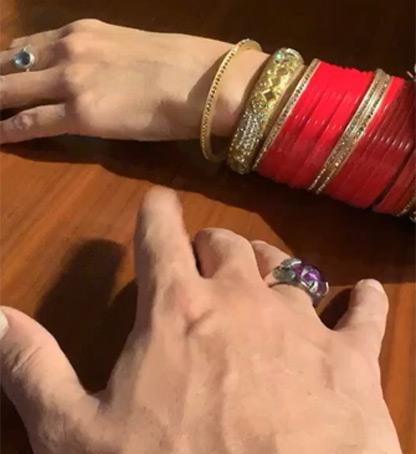 In fact, a few days before they announced their marriage officially, Nawab shared a video with wife Pooja Batra where the actress was seen flaunting her traditional 'chooda' or red bangles worn by married women in India. He captioned: 