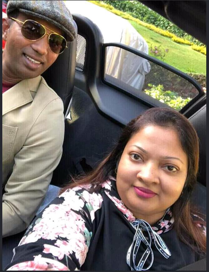 Umpire Kumar Dharmasena loves to unwind with his wife and kids