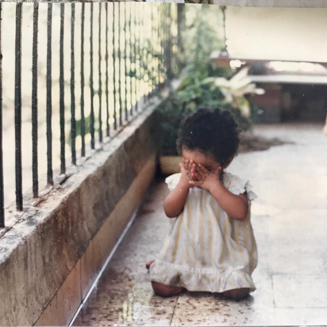 Masaba Gupta's journey to date has not been an easy one. She was raised by a single mother as her parents never got married. In the pic: A cute Masaba Gupta gets playful, as she hides her face with her hands.