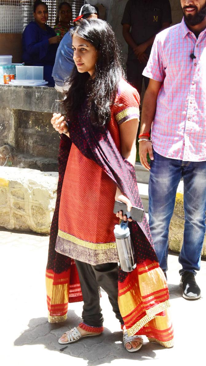 Just a few days before her outing at a popular Bandra restaurant, Radhika Merchant was snapped along with Anant Ambani, son of business tycoon Mukesh Ambani and Nita Ambani, as the duo were seen attending a store launch in Bandra.