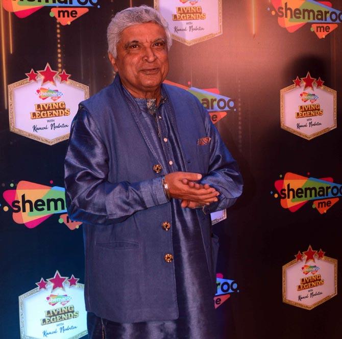 Veteran writer and lyricist Javed Akhtar with wife Shabana Azmi also attended the launch event at a plush hotel in Juhu.