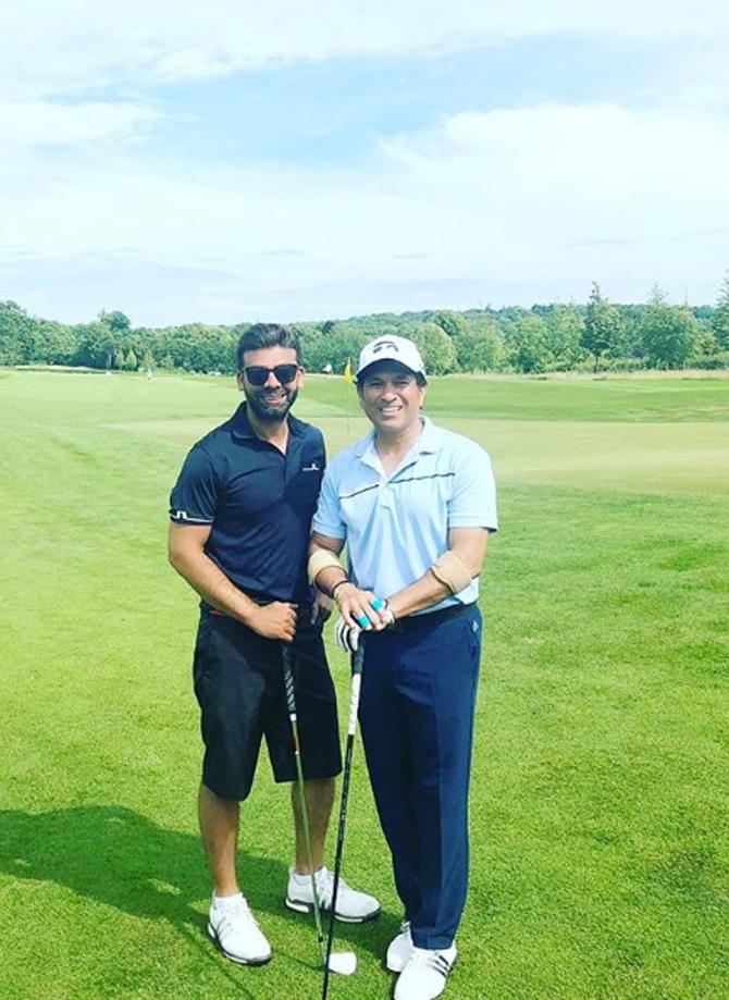 Sachin Tendulkar posted this picture and captioned it as, 