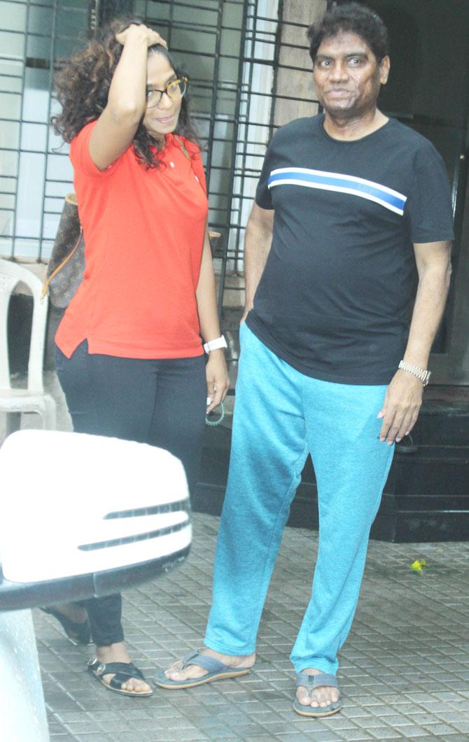 Johny Lever Ki Sex - Johnny Lever spotted with daughter Jamie Lever in Juhu