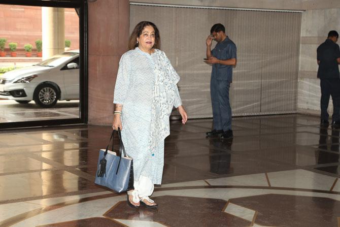 Chandigarh MP Kirron Kher attended the Bharatiya Janata Party (BJP) Parliamentary meet in New Delhi