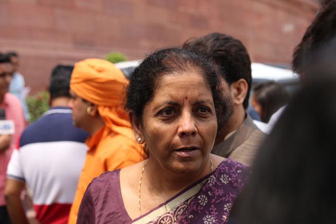 Finance Minister Nirmala Sitharaman attended the Bharatiya Janata Party (BJP) Parliamentary meet in New Delhi